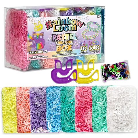 Rainbow Loom Pastel Treasure Box Bracelet Making Kit