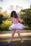 Great Pretenders Party Fun Sequins Skirt Pink/Neon 4-6