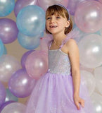 Great Pretenders Purple Party Sequins Dress 3-4