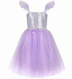 Great Pretenders Purple Party Sequins Dress 3-4