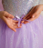 Great Pretenders Purple Party Sequins Dress 3-4