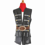 Great Pretenders Skully Pirate Vest & Belt 3-4