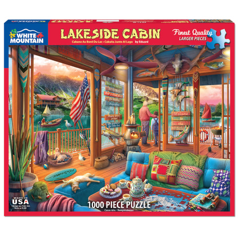 Lakeside Cabin Puzzle 1000 Pce