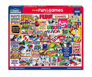 It's All Fun & Games Puzzle 1000 Pce