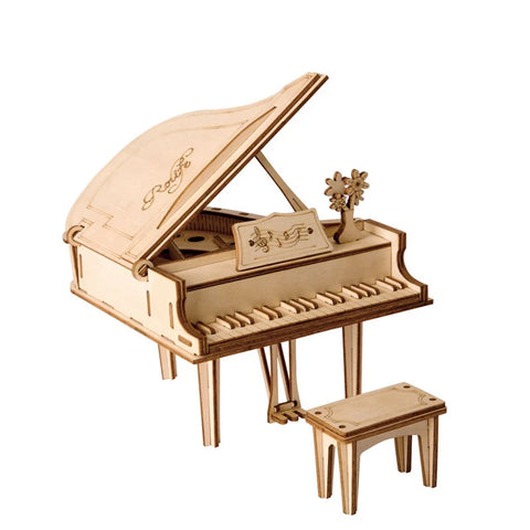 Rolife Grand Piano 3D Wooden Puzzle 74 Pce