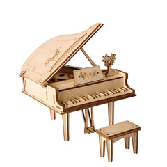 Rolife Grand Piano 3D Wooden Puzzle 74 Pce