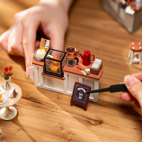 Rolife DIY Miniature House Slow Life Cafe
