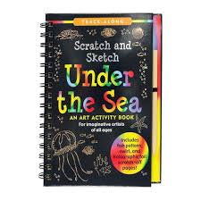 Scratch And Sketch Under The Sea Activity Book