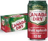 Canada Dry Fruit Splash Cherry Ginger Ale