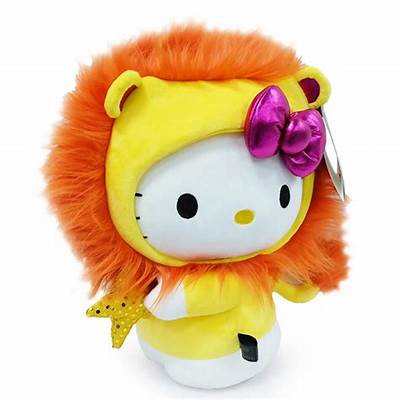 Hello Kitty Medium "Leo" Plush w/ Star & Lion Outfit