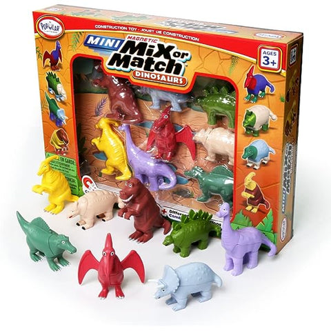 Mini Magnetic Mix Or Match Dinosaurs Deluxe