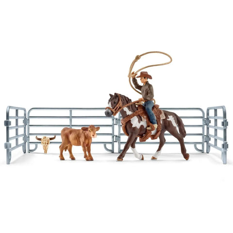 Schleich Team Roping w/ Cowboy Rodeo Series