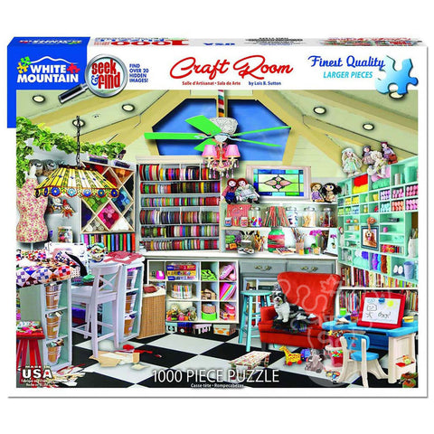 Craft Room Seek & Find Puzzle 1000 Pce
