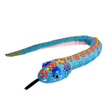 Snakesss Printed Pearl Blue Snake 54”