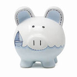 Large Triple Sailboat Pig Bank