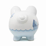 Large Triple Sailboat Pig Bank