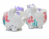 Large Mermaid Pig Bank