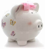 Large Petite Papillon Pig Bank