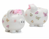 Large Petite Papillon Pig Bank