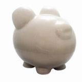 Large Grey Ombre Pig Bank