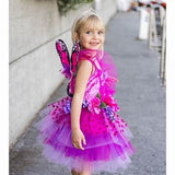 Great Pretenders Fairy Blooms Deluxe Dress w/ Wings Pink 5-6