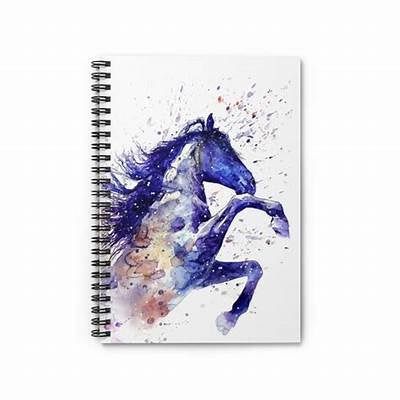 Watercolor Horse Journal