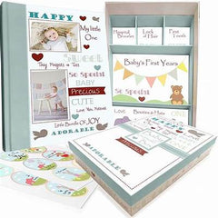 Baby's First Years Modern Memory Book w/ Keepsake Box