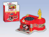 FDNY Mini Fire Station w/ Vehicle