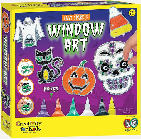 Halloween Easy Sparkle Window Art