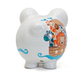 Large Noah's Ark Pig Bank