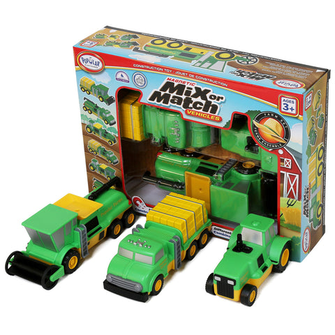 Magnetic Mix Or Match Vehicles Farm Set