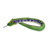 Snake Printed Green Purple Scales 54"