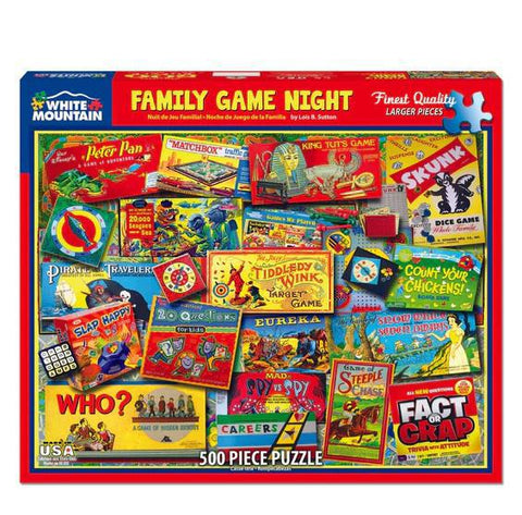 Family Game Night Puzzle 500 Pce