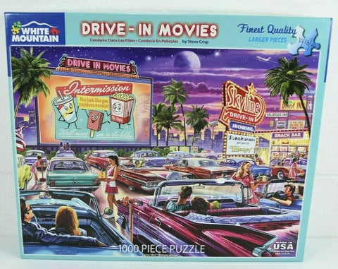 Drive In Movies Puzzle 1000 Pce