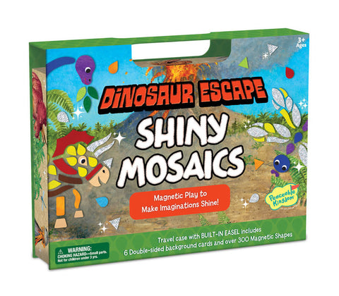 Dinosaur Escape Shiny Mosaics Magnetic Play