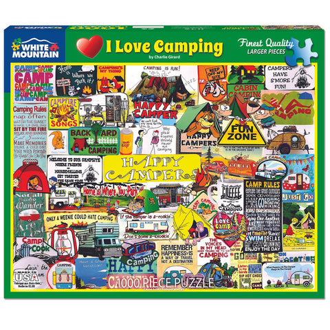 I Love Camping Puzzle 1000 Pce