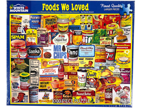 Foods We Loved Puzzle 1000 Pce