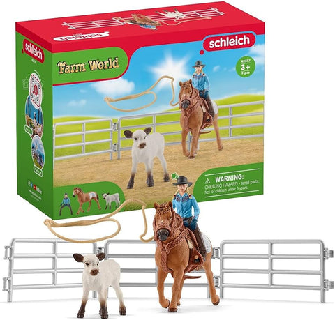 Schleich Farm World Team Roping Fun