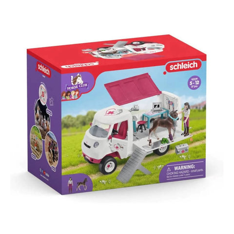 Schleich Mobile Vet w/ Hanoverian Foal 37 Pce