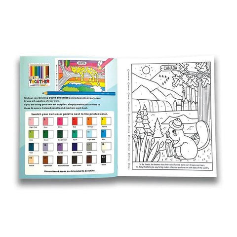 Ooly Color By Numbers Coloring Book Wonderful World