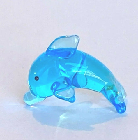 Miniature Glass Dolphin