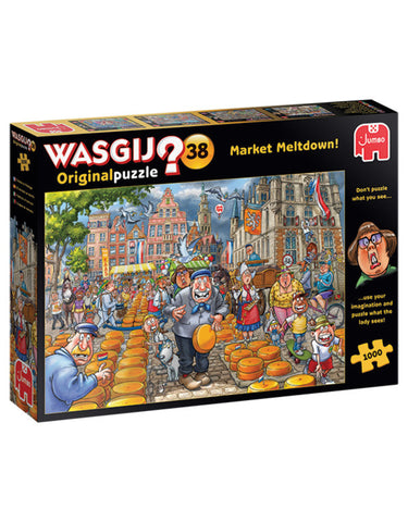 Wasgij Original Puzzle #38 Market Meltdown 1000 Pce