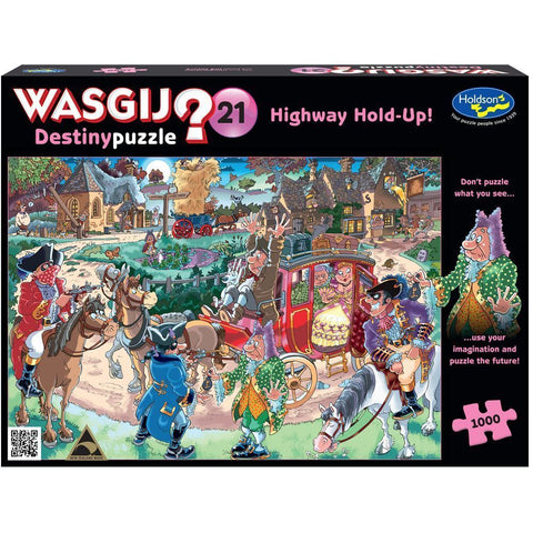 Wasgij Destiny Puzzle #21 Highway Hold Up 1000 Pce