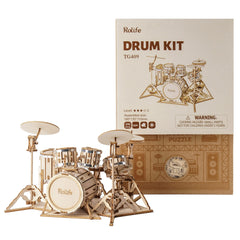 Rolife Drum Kit 3D Wooden Puzzle 246 Pce