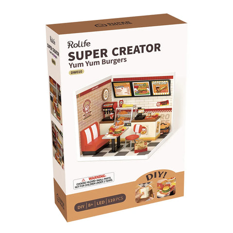 Rolife Super Creator Yum Yum Burgers 110 Pce