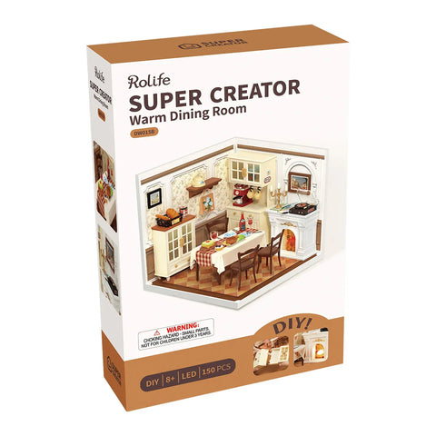Rolife Super Creator Warm Dining Room 150 Pce