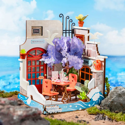 Rolife DIY Miniature House Sea Holiday Restaurant