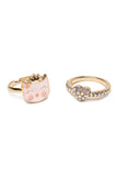 Great Pretenders Kitty Love Ring Set 2 Pk