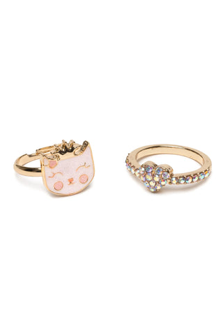 Great Pretenders Kitty Love Ring Set 2 Pk
