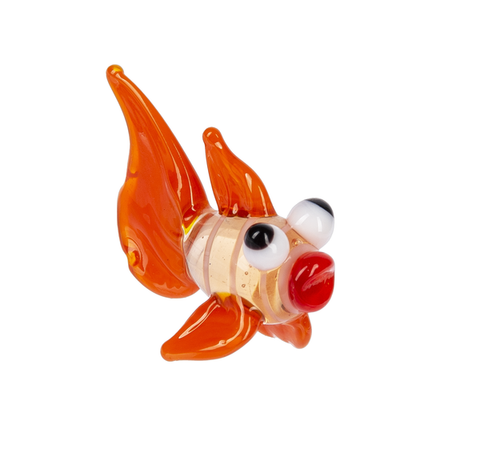 Miniature Glass Orange Fish